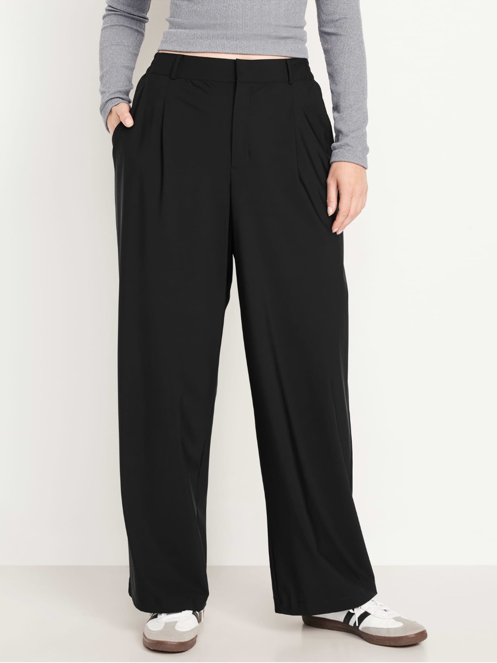 Old Navy High-Waisted SleekTech Trouser Pants
